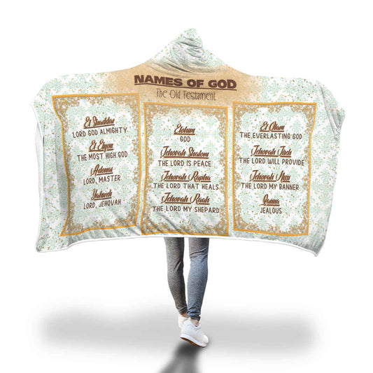 Names of GOD Hooded Blanket
